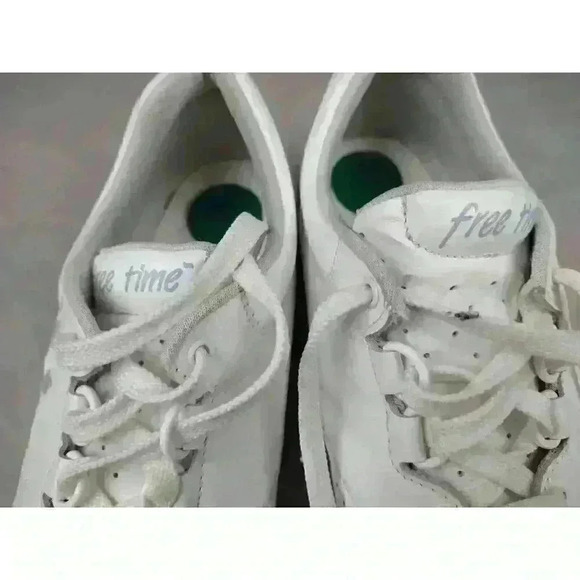 SAS Free Time White Leather Lace Up Walking Work Nurse Shoes Women's 6.5 M - Picture 10 of 14